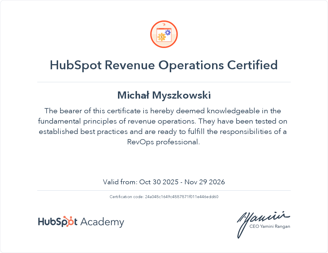 HubSpot Revenue