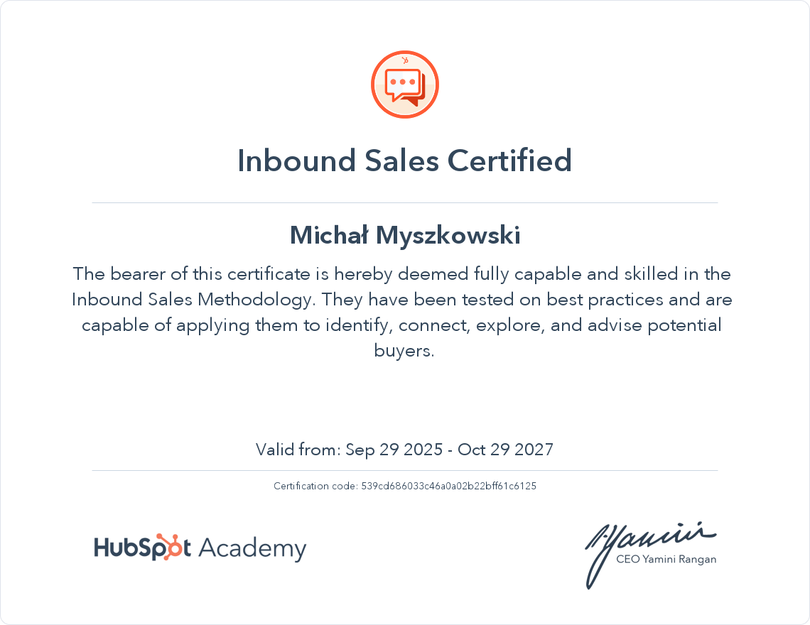 Inbound Sales