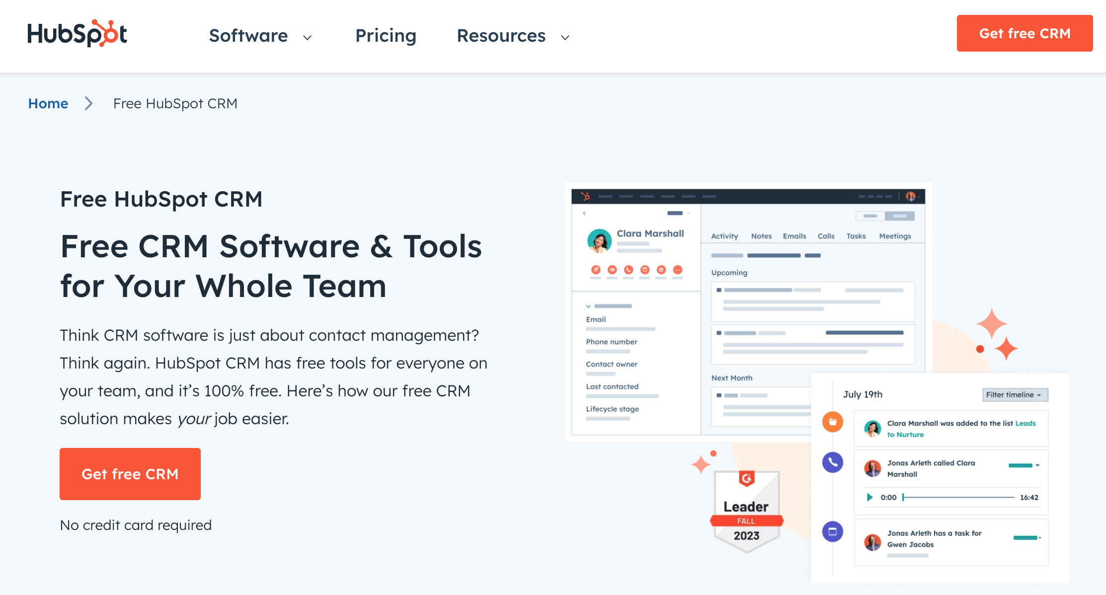CRM dla małych firm od HubSpot