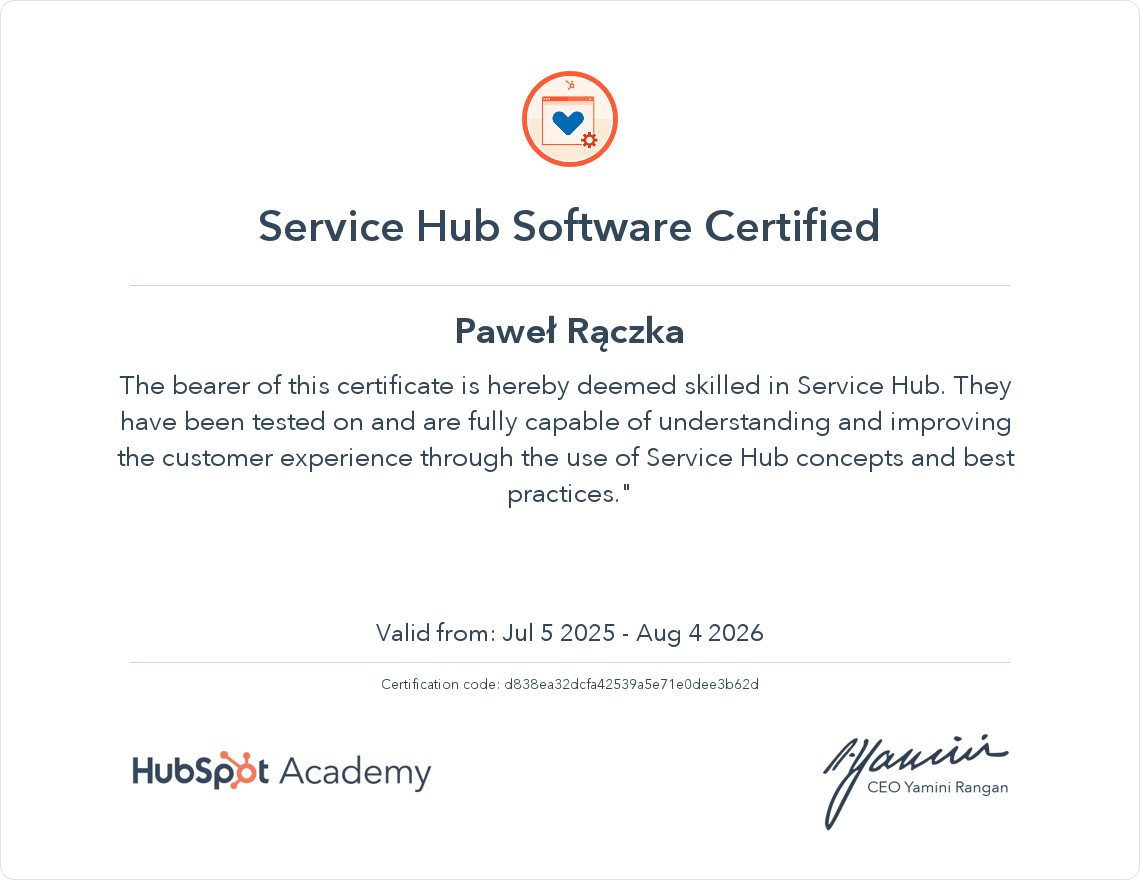 pawel-service-hub-certification