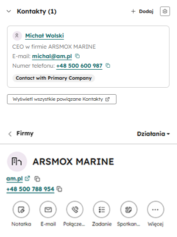 CRM dla produkcji który zapewnia synchronizacje kontrahentów pomiędzy CRM a ERP