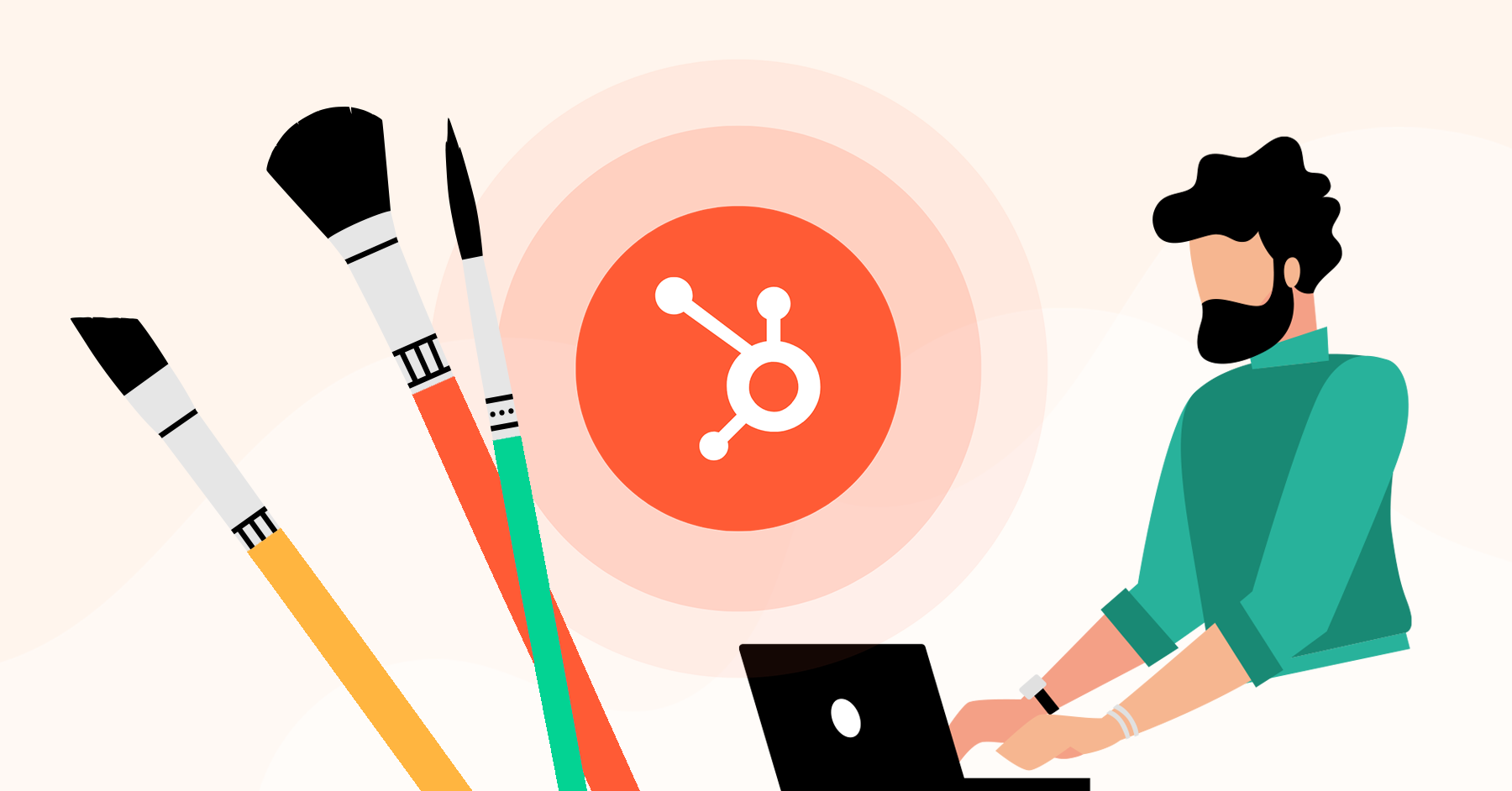 onzaczenie kolorami transkacji, zadań i tagów w hubspot